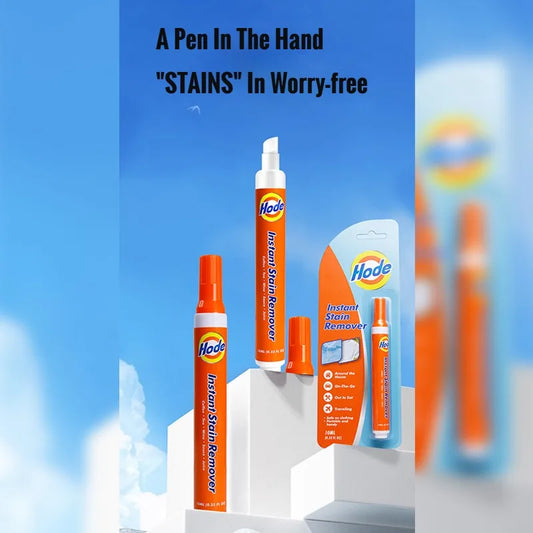Portable Stain Remover Pen - Water-Free Emergency Fabric Cleaner for Quick Spot Removal