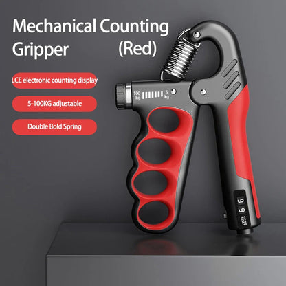 Adjustable Hand Grip Strengthener - 5-150KG Wrist Expander for Gym Training, Muscle Recovery & Hand Exercise Fitness