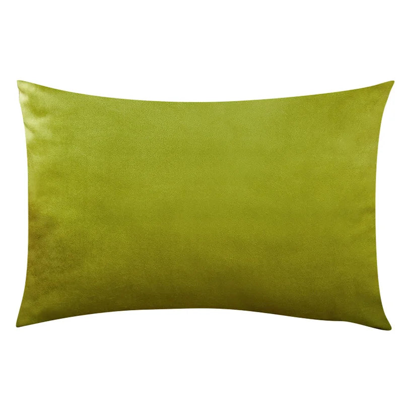 Soft Velvet Plaid Cushion Covers – 30x50 cm Pillowcases for Living Room Sofa, Nordic Home Decor