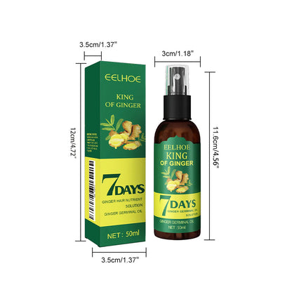 Ginger Hair Growth Serum Spray - Nourishing Scalp Treatment for Stronger Roots, Shine & Hair Care