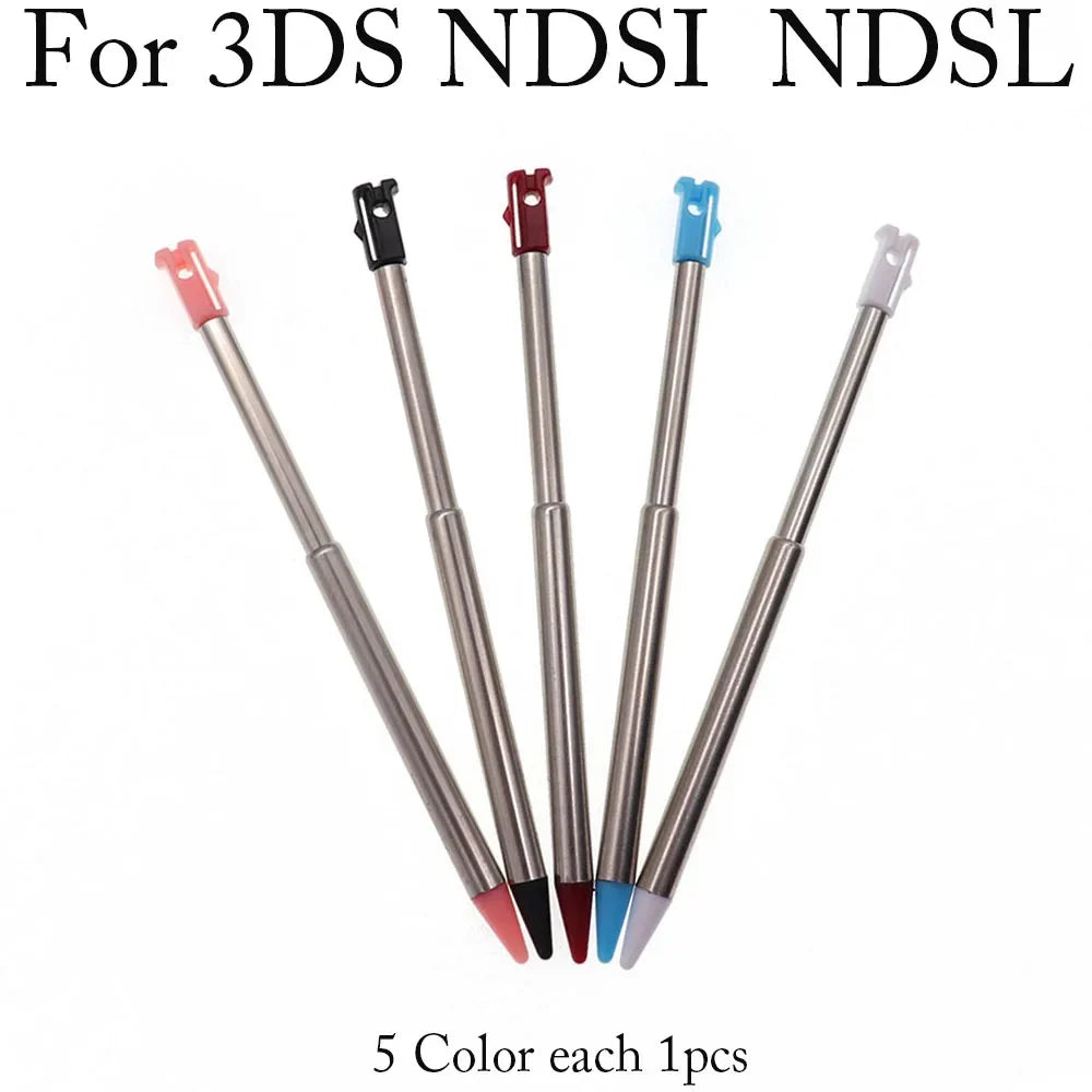 Touch Screen Stylus Pen - Plastic & Metal Replacement Pen for NDSL, NDSi, 2DS, 3DS XL & Wii U