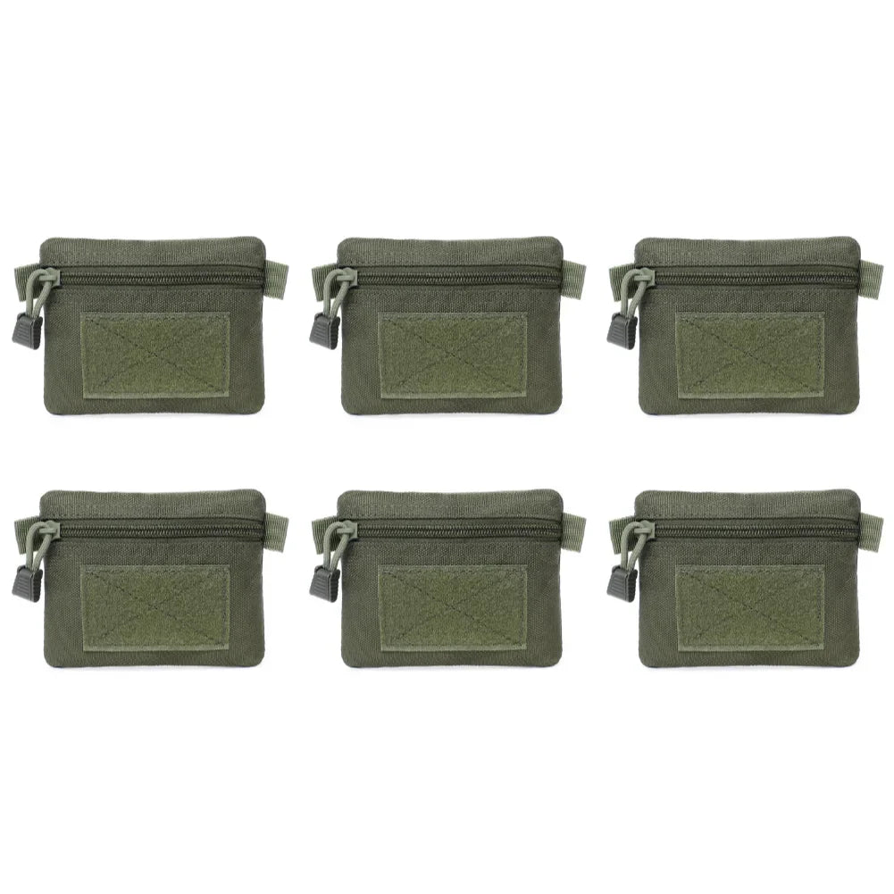 Outdoor Waterproof EDC Molle Wallet — Portable Travel Zipper Waist Pouch for Camping, Hiking & Hunting