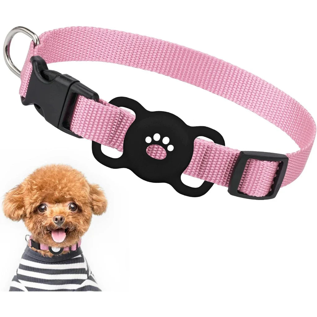 Airtag Dog Collar Holder – Silicone Protective Case for Apple AirTag, Full Body Cover Fits All Collar Sizes