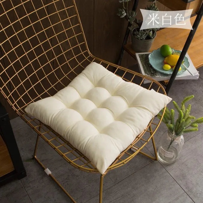 2pcs Thick Comfortable Chair Cushion - Non-Slip Seat Pad for Home Office & Dining Chairs