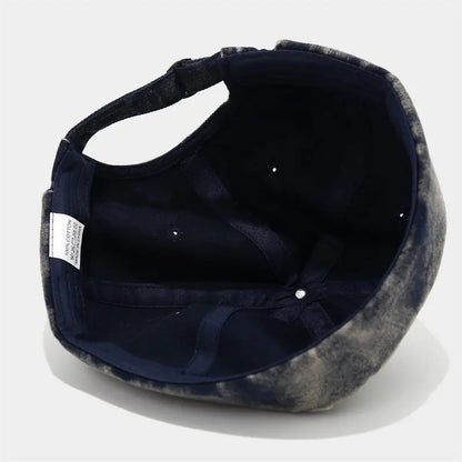 Cotton Print Docker Cap - Four Seasons Brimless Sailor Style Hat for Men & Women