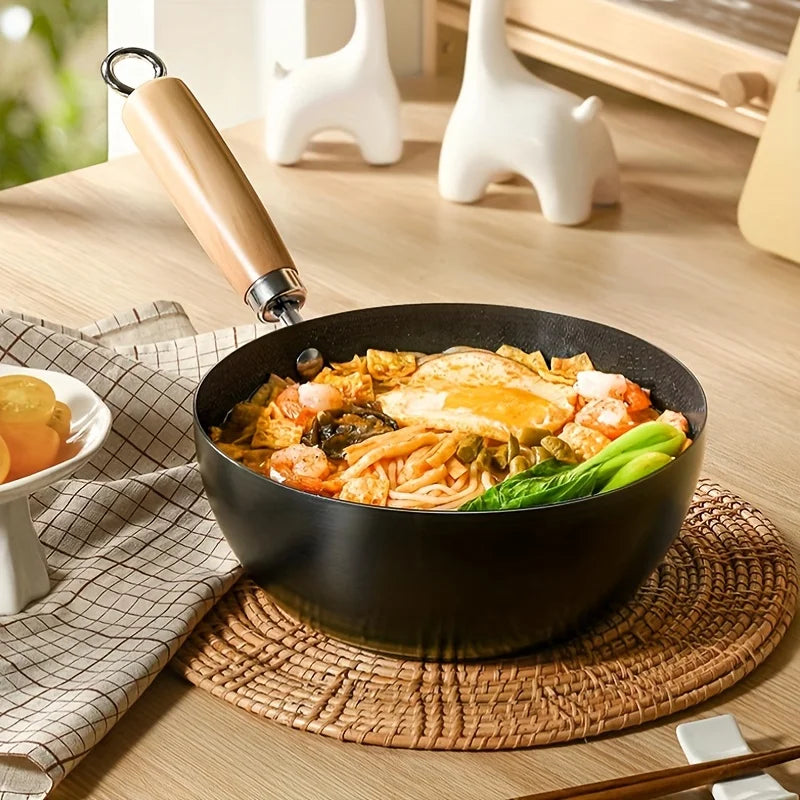 Mini Non-Stick Iron Frying Pan – Small Frypan Saucepan for Omelettes & Cooking, Kitchen Gadget Supplies