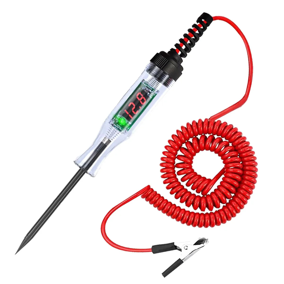 6V 12V 24V Automotive Circuit Tester - Car & Truck Voltage Diagnostic Probe Test Pen
