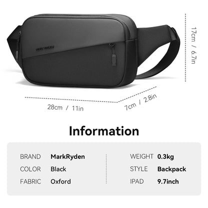 Mark Ryden Stylish Luxury Small Crossbody Chest Bag for Men – Designer Messenger Bag