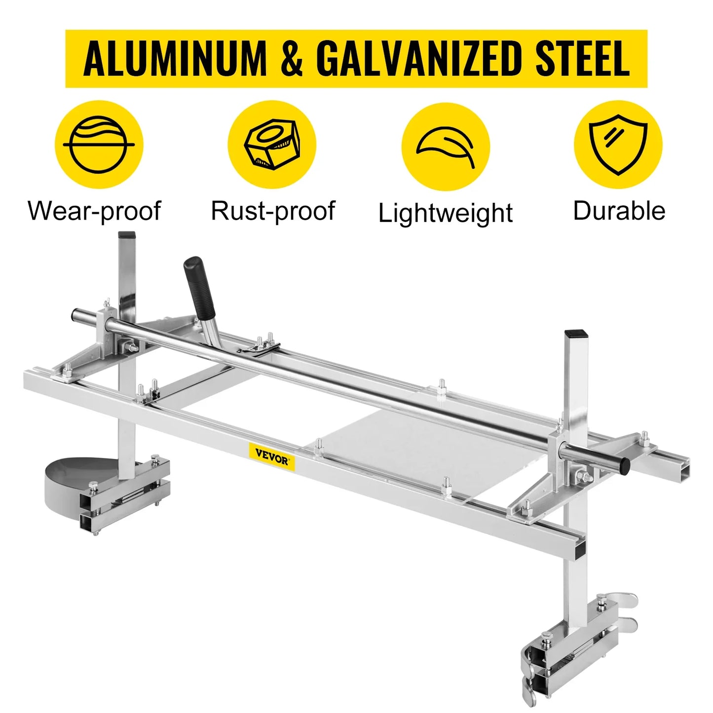 SucceBuy Chainsaw Mill - 24/36/48 Inch Portable Sawmill Guide Bar for Wood Lumber Planking & Cutting