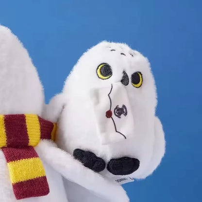 Hedwig Owl Plush Toy - Soft Cartoon Stuffed Animal Shoulder Decor & Birthday Gift for Boys and Girls