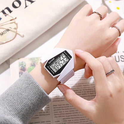 Multi-Function Aircraft Sports Watch – Electronic Watch for Junior High School Boys & Girls
