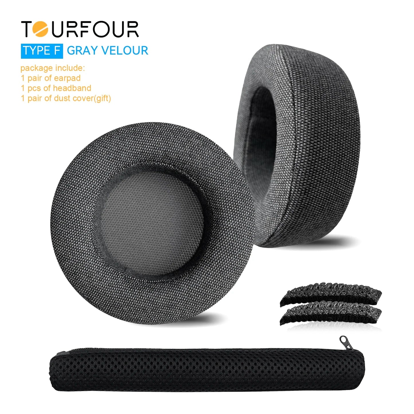 TOURFOUR Replacement Earpads for Corsair Virtuoso RGB Headphones – Compatible with Wireless SE & XT Models Ear Cushions