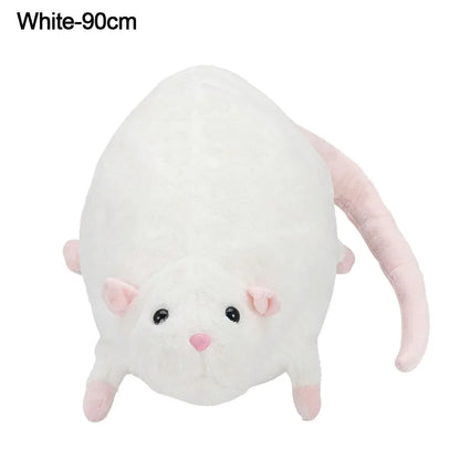 Cute Mouse Plush Doll 35/50cm - Cartoon Flower Branch Rat Stuffed Animal Birthday Gift