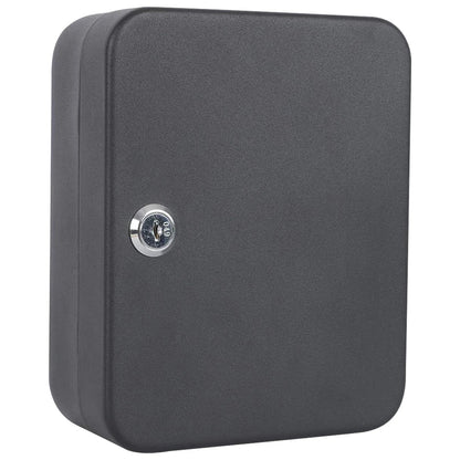 Wall-Mounted Key Cabinet with Lock & Code – 20 Key Organizer & Locking Key Holder Box