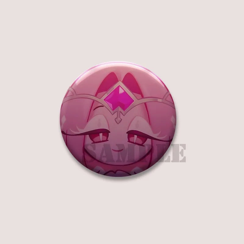 Cute Cartoon Game CRK Eternal Sugar Cookie Coin Brooch – Button Pins for Backpack, Hat, Clothes & Gifts