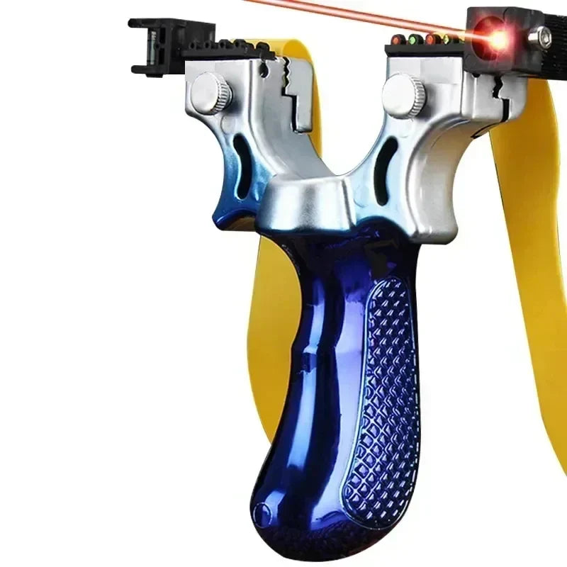 Laser Pointing Slingshot – 10 Style High Precision Aiming Catapult for Outdoor Hunting & Target Shooting Accessories