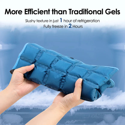 Self-Absorbent Ice Bandage — Reusable Hot & Cold Compress Pad for Arm, Leg, Knee, Ankle & Shoulder