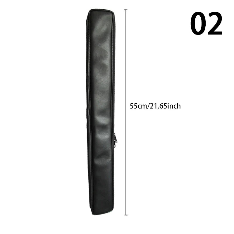 Waterproof Leather Instrument Bag - Thickened Vertical Storage Case for Flute, Piccolo, Saxophone & Wind Instruments