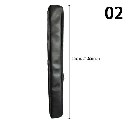 Waterproof Leather Instrument Bag - Thickened Vertical Storage Case for Flute, Piccolo, Saxophone & Wind Instruments