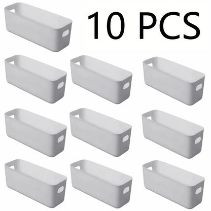 10pcs Desktop Storage Box Set - Large Capacity Organizer for Underwear, Accessories & Household Sundries