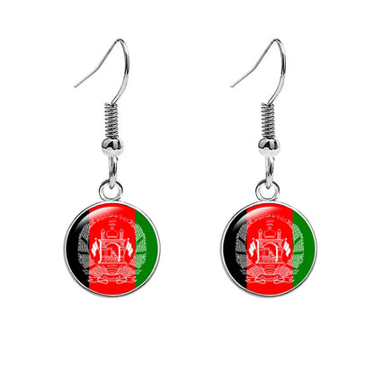 France National Flag Earrings - Multicolor Country Flag Jewelry for Women, Travel Pride & Celebration Gifts