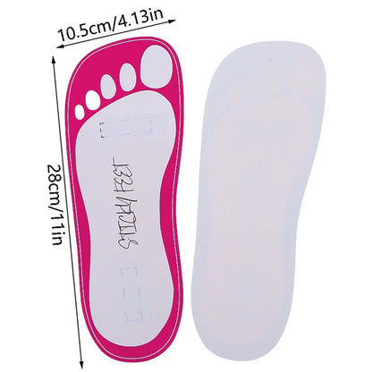 20PCS Disposable Women’s Tanning Slippers – 11" Sticky Foot Pads Protectors for Spray Tan & Body Care