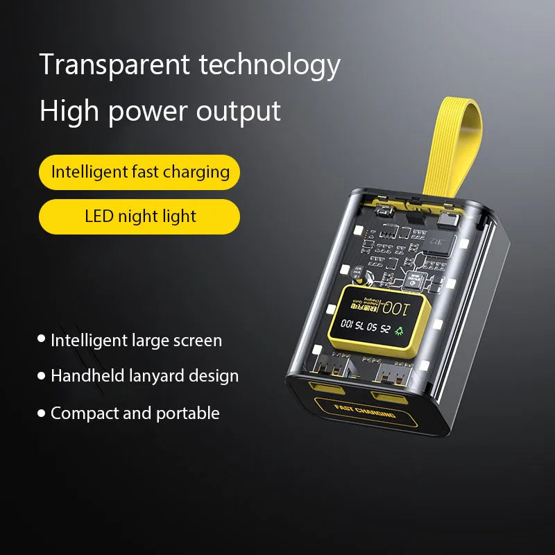 3x18650 Battery Charger Case - DIY 5V 2A Power Bank Box with Dual USB Output & LED Night Light