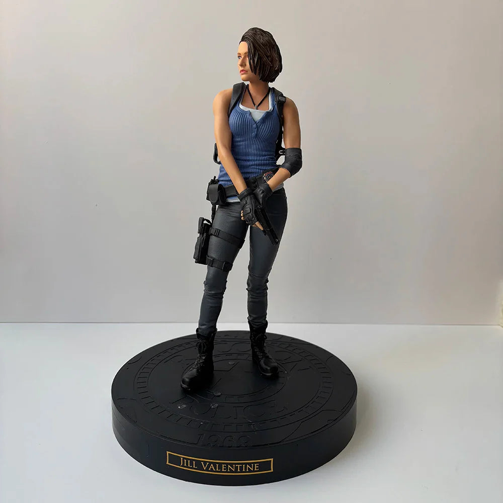 Biohazard RE Jill Valentine & Leon S. Kennedy Anime Figure – Evil Game Collectible Statue for Birthday Gifts