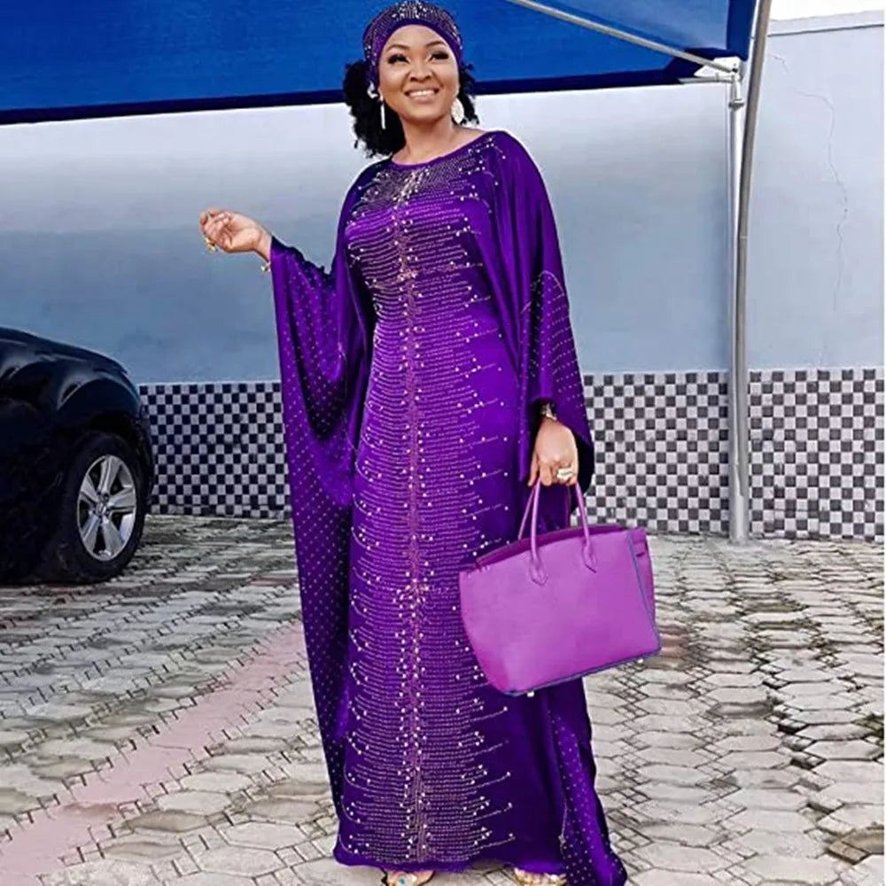 Plus Size African Maxi Dress - Dashiki Ankara Kaftan Wedding & Party Gown