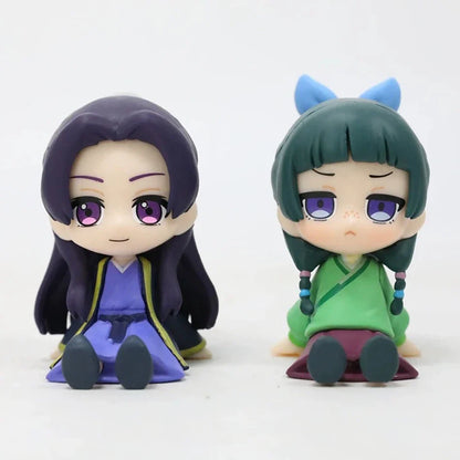 The Apothecary Diaries Maomao & Jinshi Mini Figure - Kawaii Anime Desktop Car Ornament Model Gift