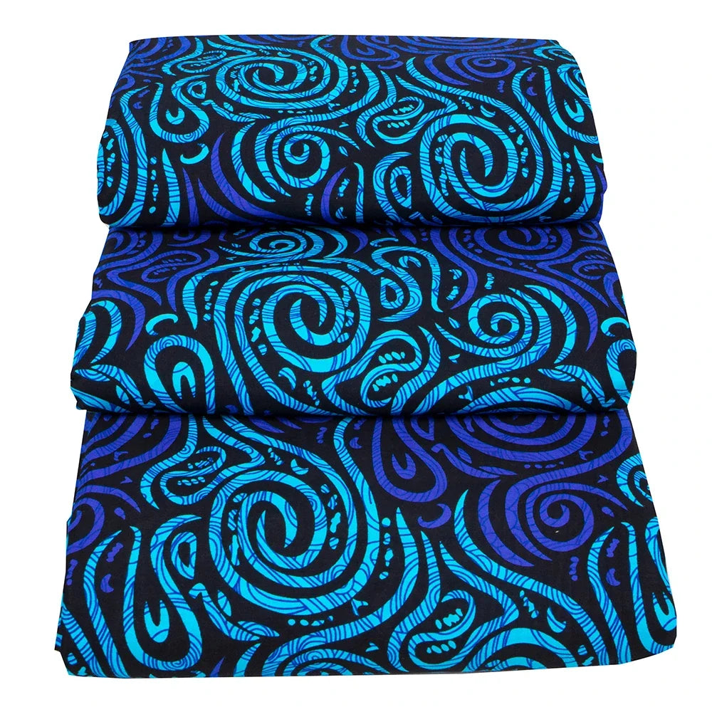 Bintarealwax African Ankara Fabric - 3/6 Yards Polyester Sewing Material for Dresses & DIY Handcrafts FP6623