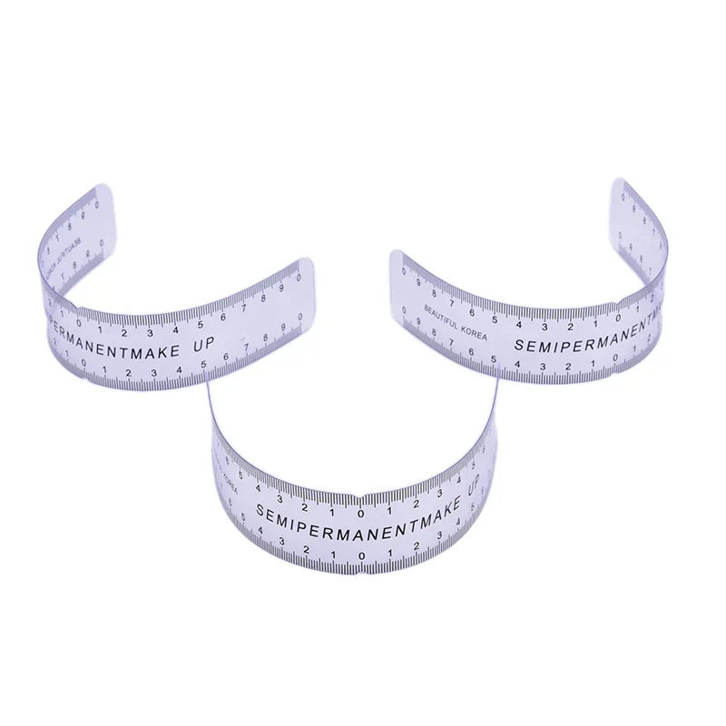 Reusable Eyebrow Mapping Ruler - Microblading Guide Stencil & Precision Makeup Measuring Tool