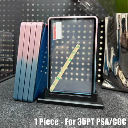 Aluminum Alloy Trading Card Holder - Gradient Metal Case for 35PT PSA & CGC Graded Card Protection