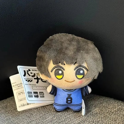 Mini Blue Lock Plush Keychain – Nagi Anime Backpack Charm & Cute Stuffed Doll Gift