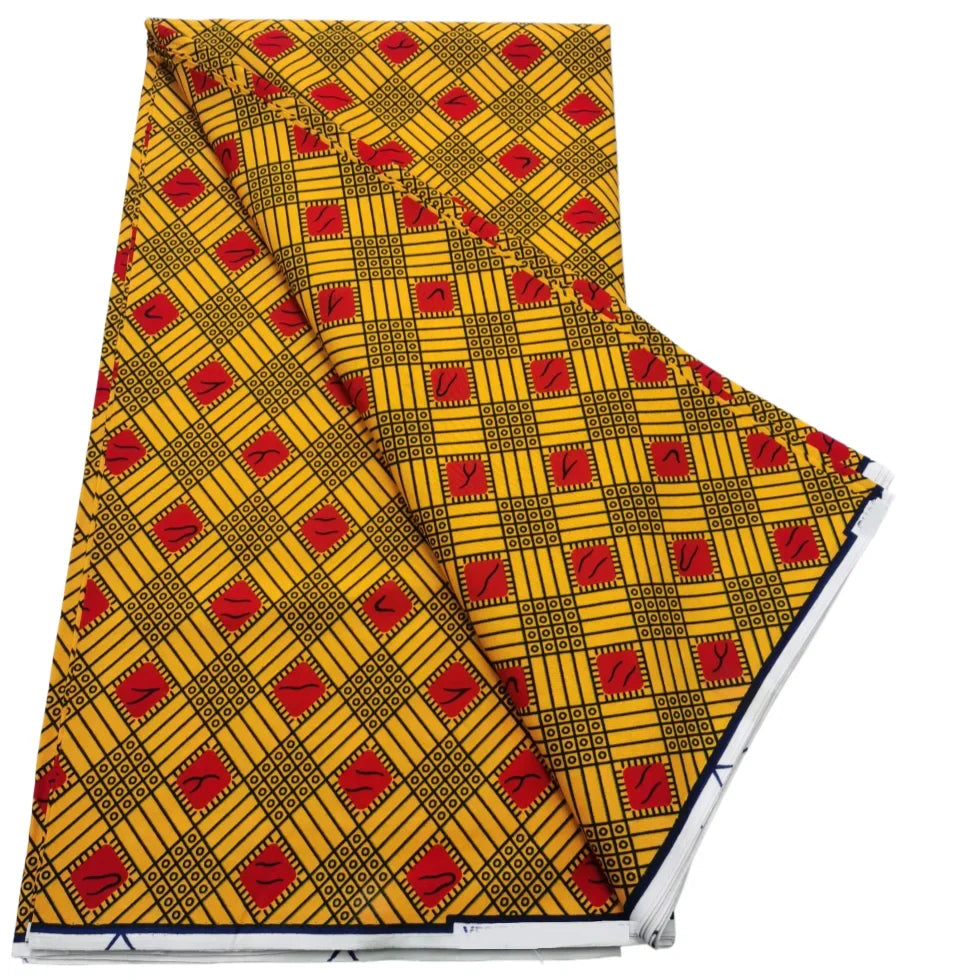 100% Cotton Real Wax Ankara Fabric - 2026 African Print Wedding Dress Sewing Fabric