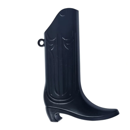 Metal Cowboy Boot Lighter Case - Cute Cat Eye Rhinestone Embroidered Zinc Alloy BIC J6 Sleeve Cover