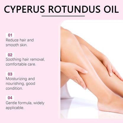 Cyperus Rotundus Hair Removal Oil - Gentle Body Care Oil for Smooth, Moisturized Skin