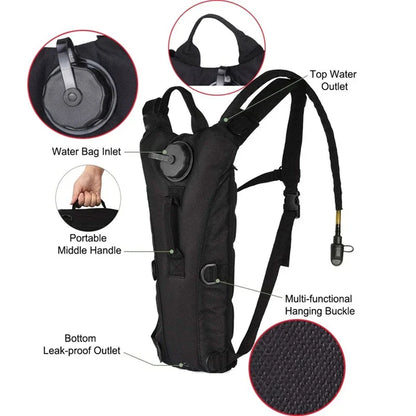3L Waterproof Water Bag Backpack – Outdoor Sports, Cycling, Mountaineering Travel Hydration Pack