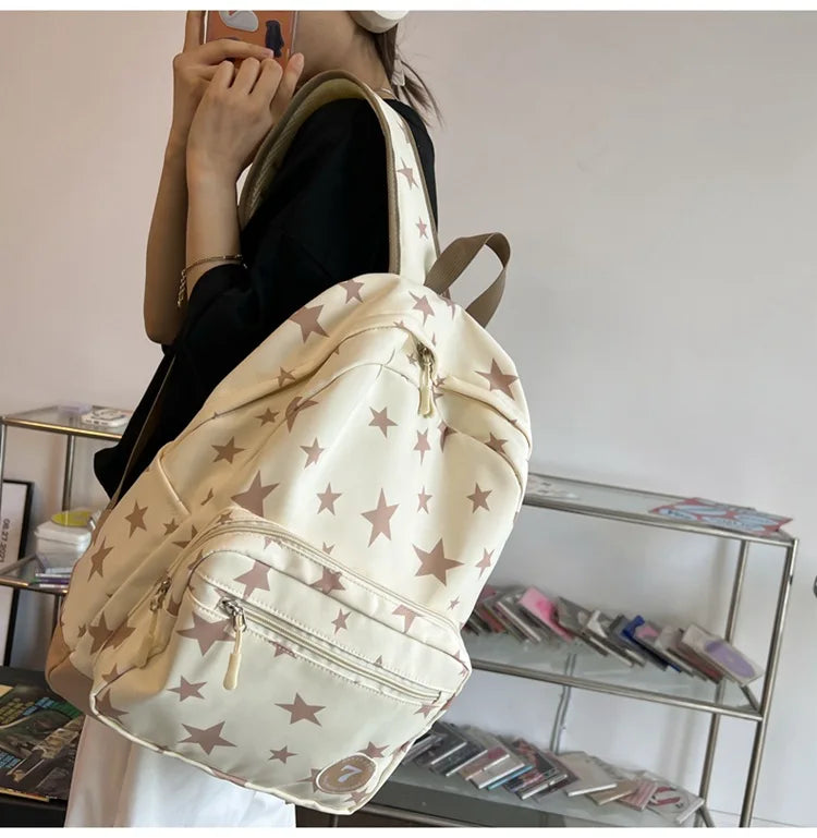 Star Laptop Backpack 17 Inch | Cute Travel & College Bag for Women, Men, Students, Back to School Bookbag