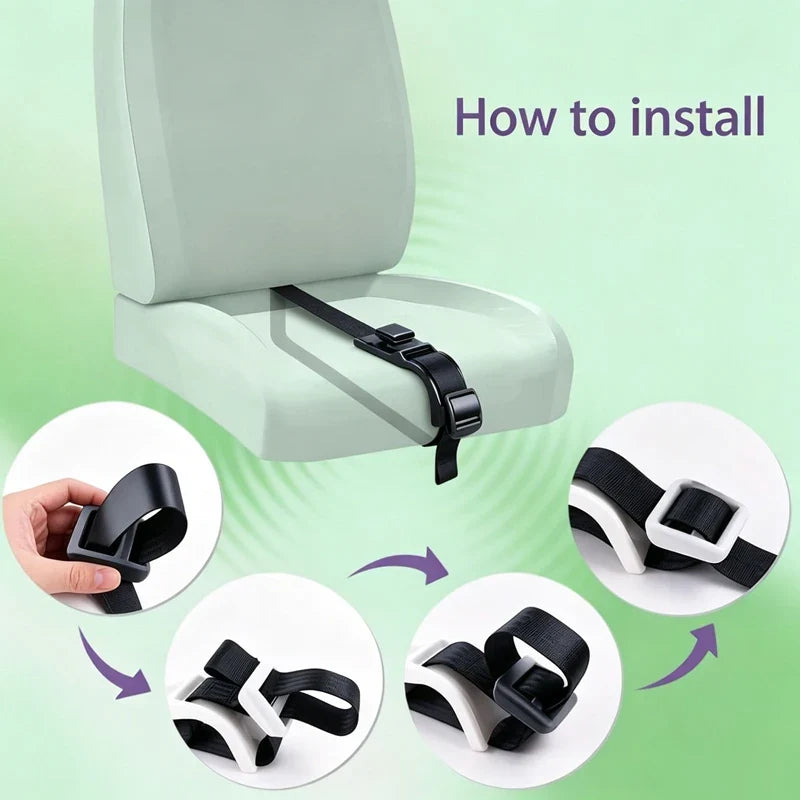 Pregnancy Seat Belt Adjuster - Maternity Car Safety Belt Protector for Comfortable Driving and Belly Pressure Relief