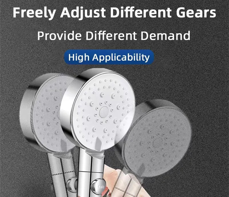 Universal Adjustable Shower Head Holder – Replacement Hand Shower Bracket for Slide Bar Bathroom Accessories