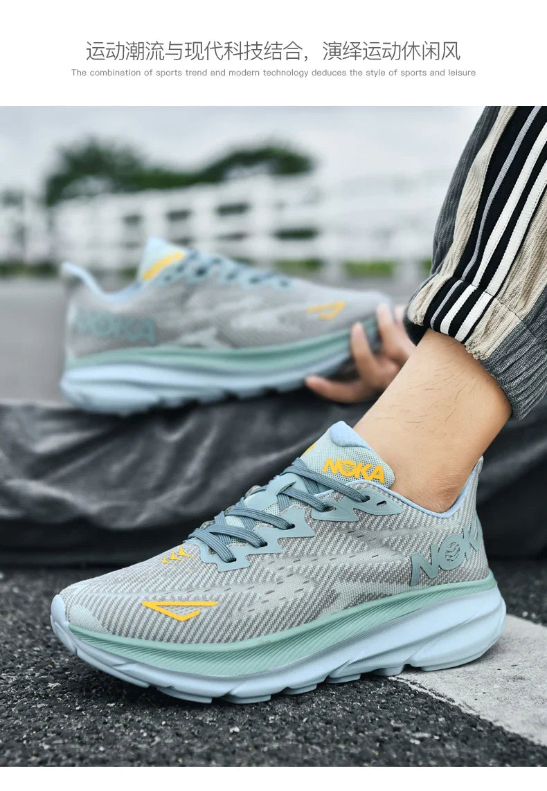 Men's Sports Running Shoes - Carbon Plate Marathon Sneakers, Lightweight & Breathable Athletic Shoes for Women
