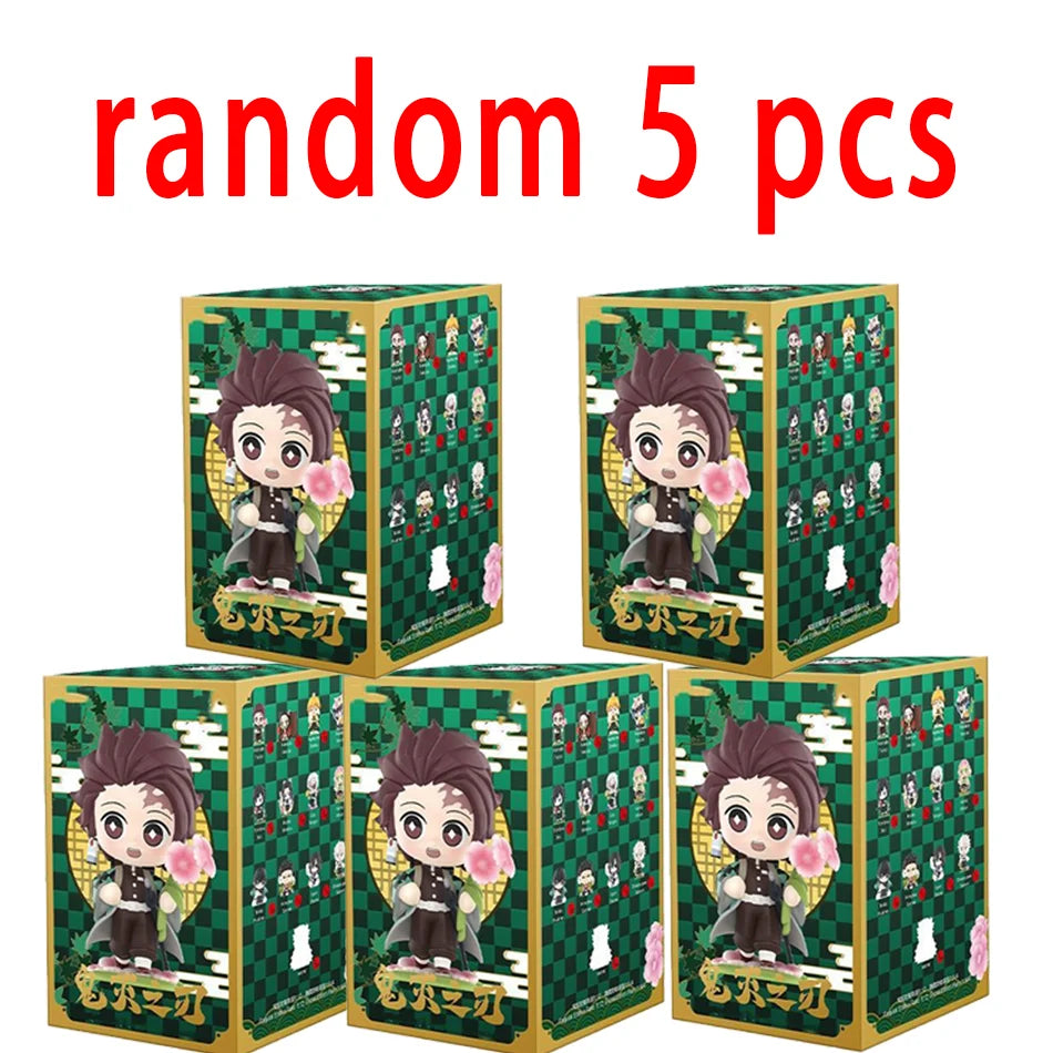 Demon Slayer Tanjiro & Nezuko Figure Blind Box – Anime Cartoon Statue Model Ornament, Creative Surprise Gift