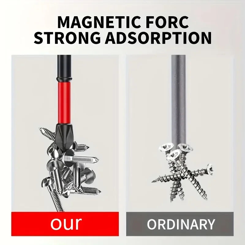 Magnetic Non-Slip S2 Steel Drill Bit Set (3/6/12PCS) – Crosshead Impact Bits for Electric & Hand Screwdrivers Tool Kit