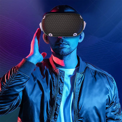 Silicone VR Protective Cover - Full Protection Shell Case Compatible with Quest 2 Accessories
