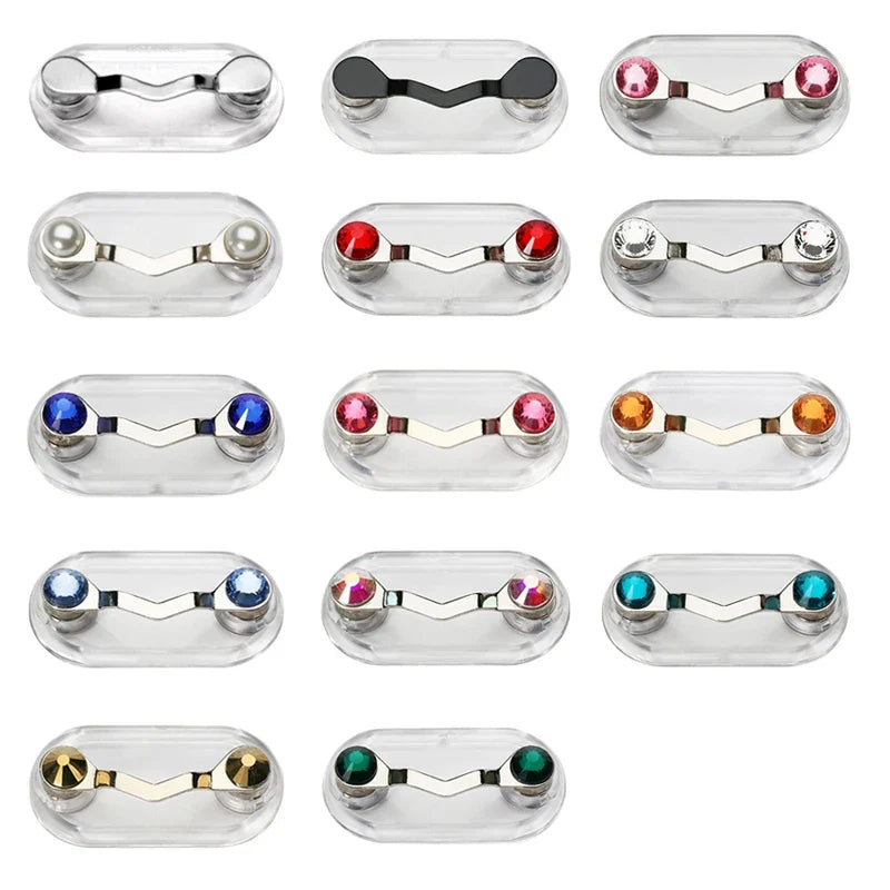 Magnetic Sunglasses Holder Clip - Multi-Purpose Glasses, Badge, Headset and Brooch Hanging Hook