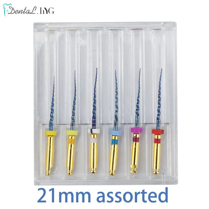 Dental SX-F3 Blue Nitinol Rotary Files – Universal Endodontic Engine Tool for Root Canal Treatment