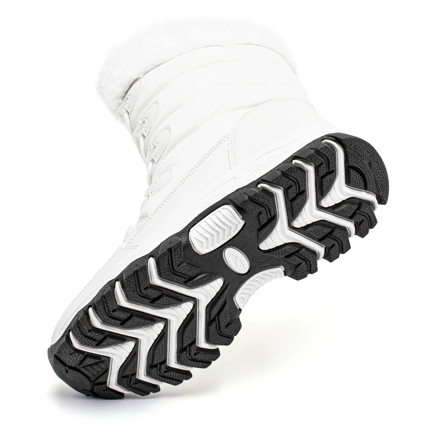 HOBIBEAR Women’s Winter Snow Boots – Waterproof Faux Fur Lined Non-Slip Lace-Up Outdoor Shoes