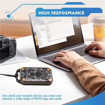 Chameleon Ultra Upgrade Smart Card Emulator – RFID NFC 13.56MHz Reader + 5X UID Keychain, 125KHz Card Decoder & Duplicator
