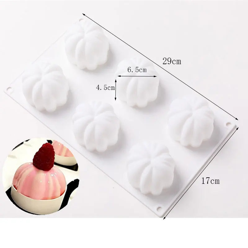 3D Lemon Shape Silicone Cake Mold — French Dessert Baking Tools for Brownies, Mousse & Pastry Decoration